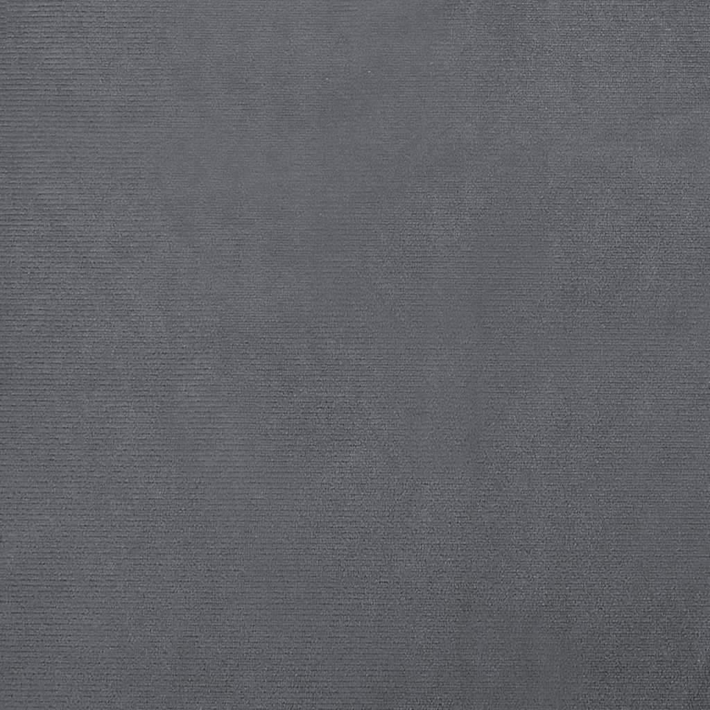 Cama para cães 95x55x30 cm veludo cinzento-escuro