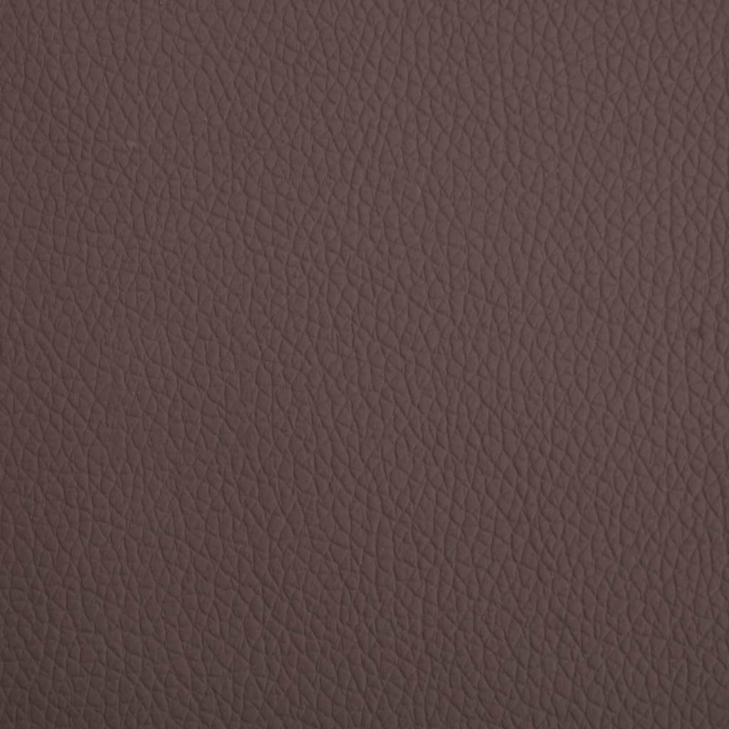 Cama para cães 95x55x30 cm couro artificial castanho