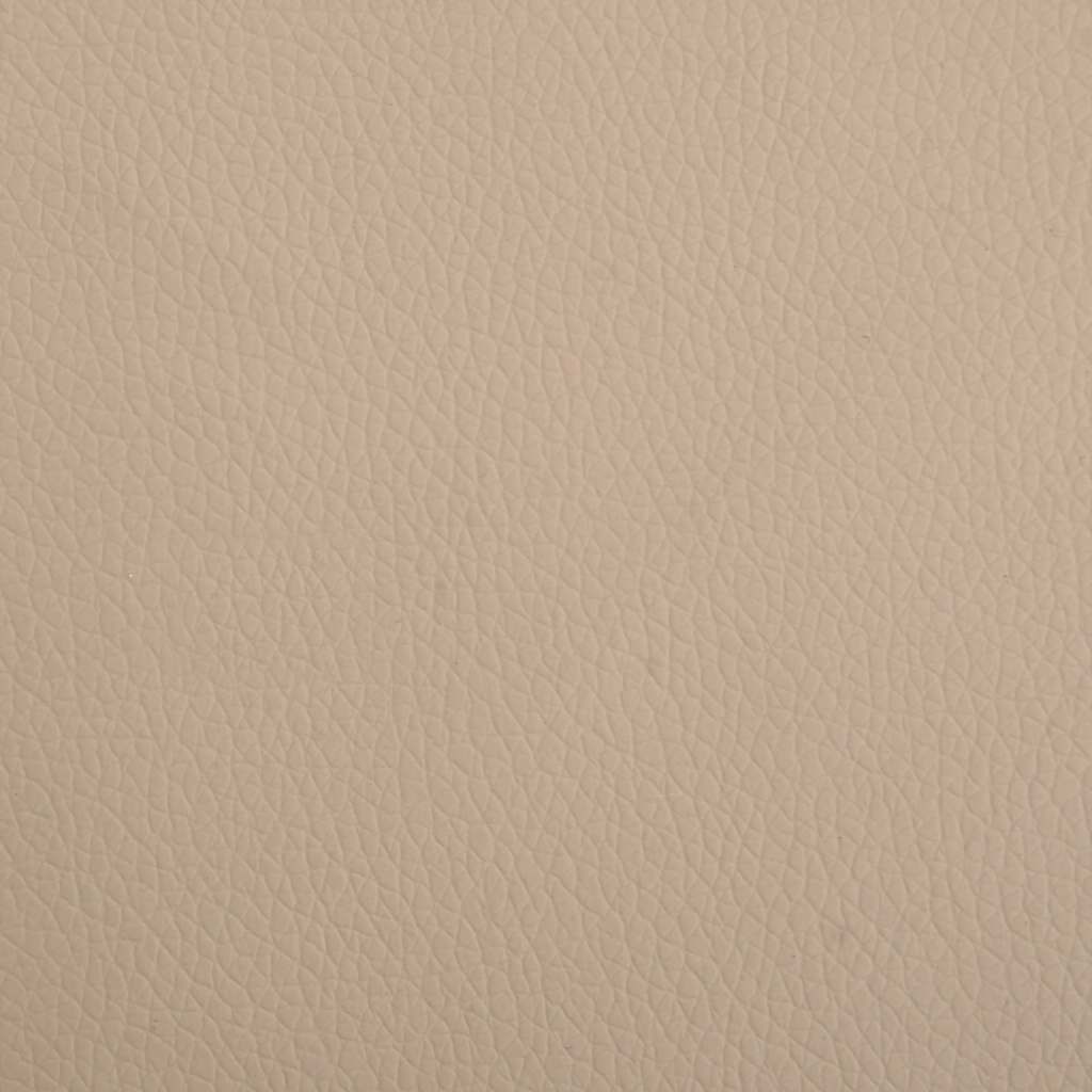 Cama para cães 95x55x30 cm couro artificial cor cappuccino