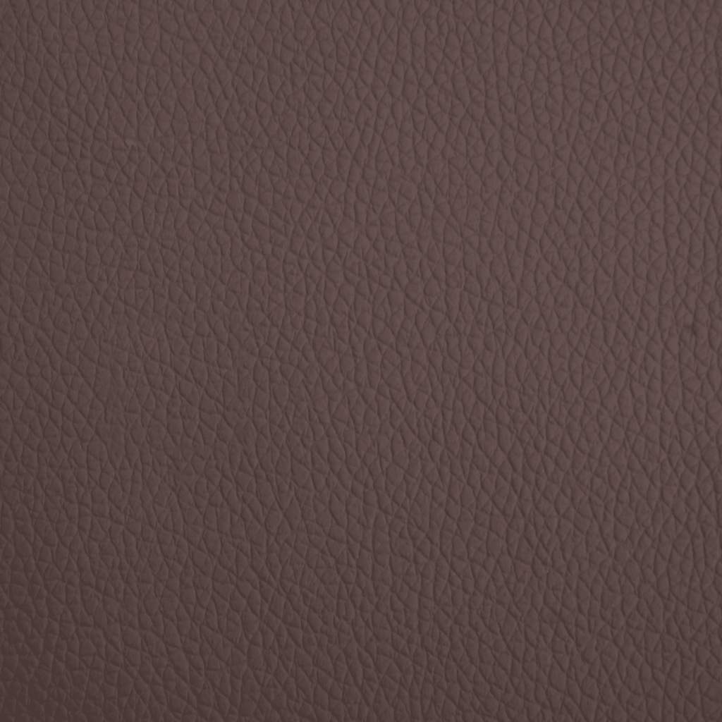 Cama para cães 70x45x30 cm couro artificial castanho
