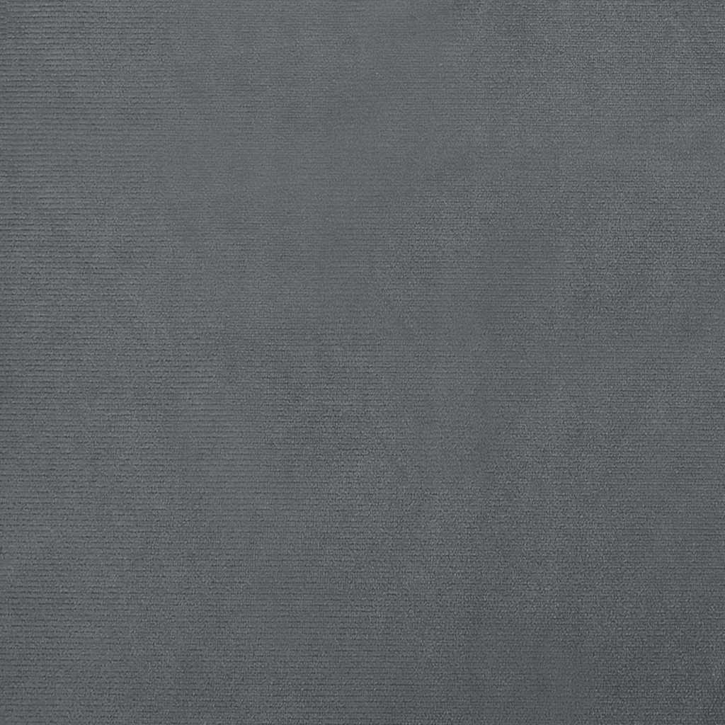 Cama para cães 66x40x45 cm veludo cinzento-escuro