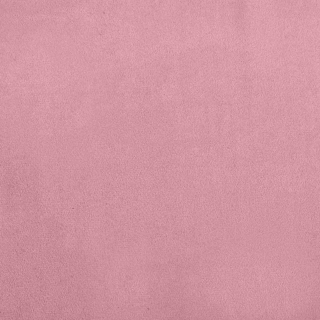 Cama para cães 66x40x45 cm veludo rosa