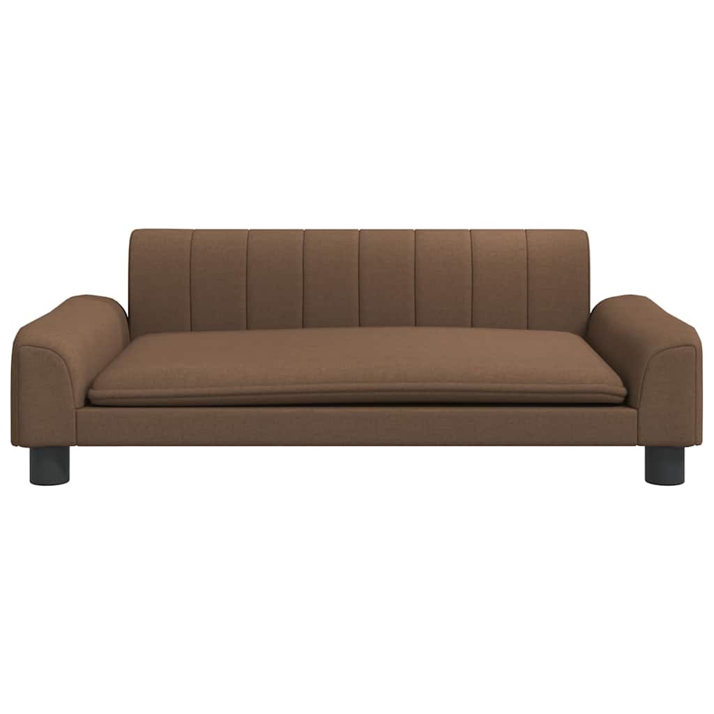 Cama para cães 90x53x30 cm tecido castanho