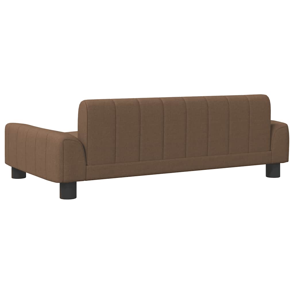Cama para cães 90x53x30 cm tecido castanho