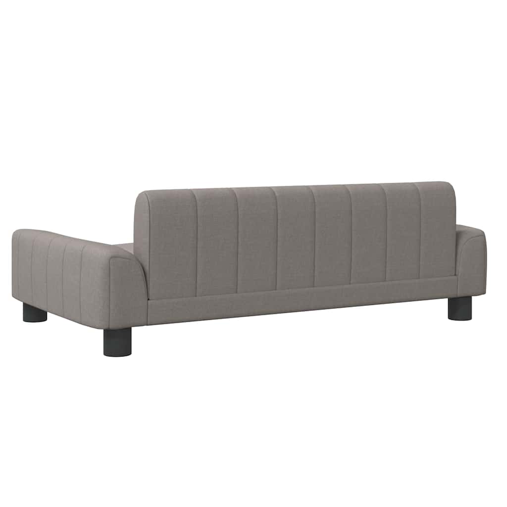 Cama para cães 90x53x30 cm tecido cinzento-acastanhado