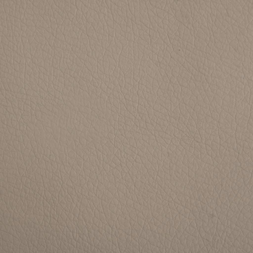 Cama para cães 70x45x30 cm couro artificial cappuccino