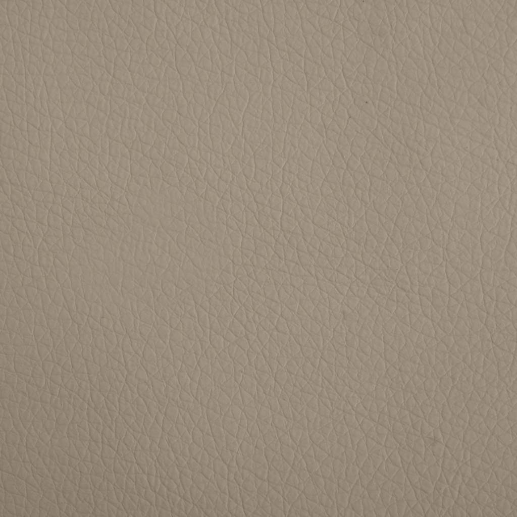 Cama para cães 80x45x30 cm couro artificial cappuccino