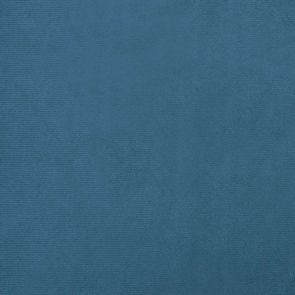 Cama para cães 60x40x30 cm veludo azul