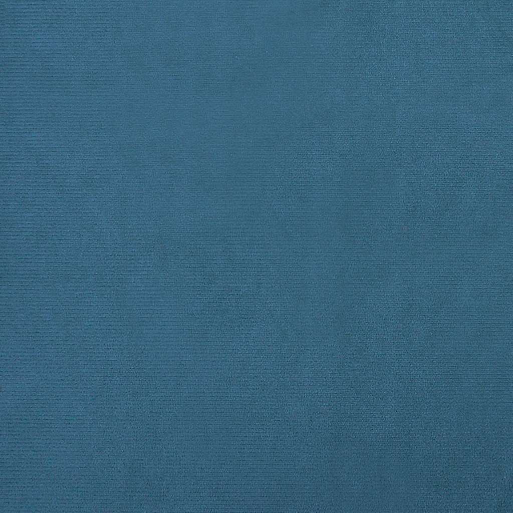 Cama para cães 100x54x33 cm veludo azul