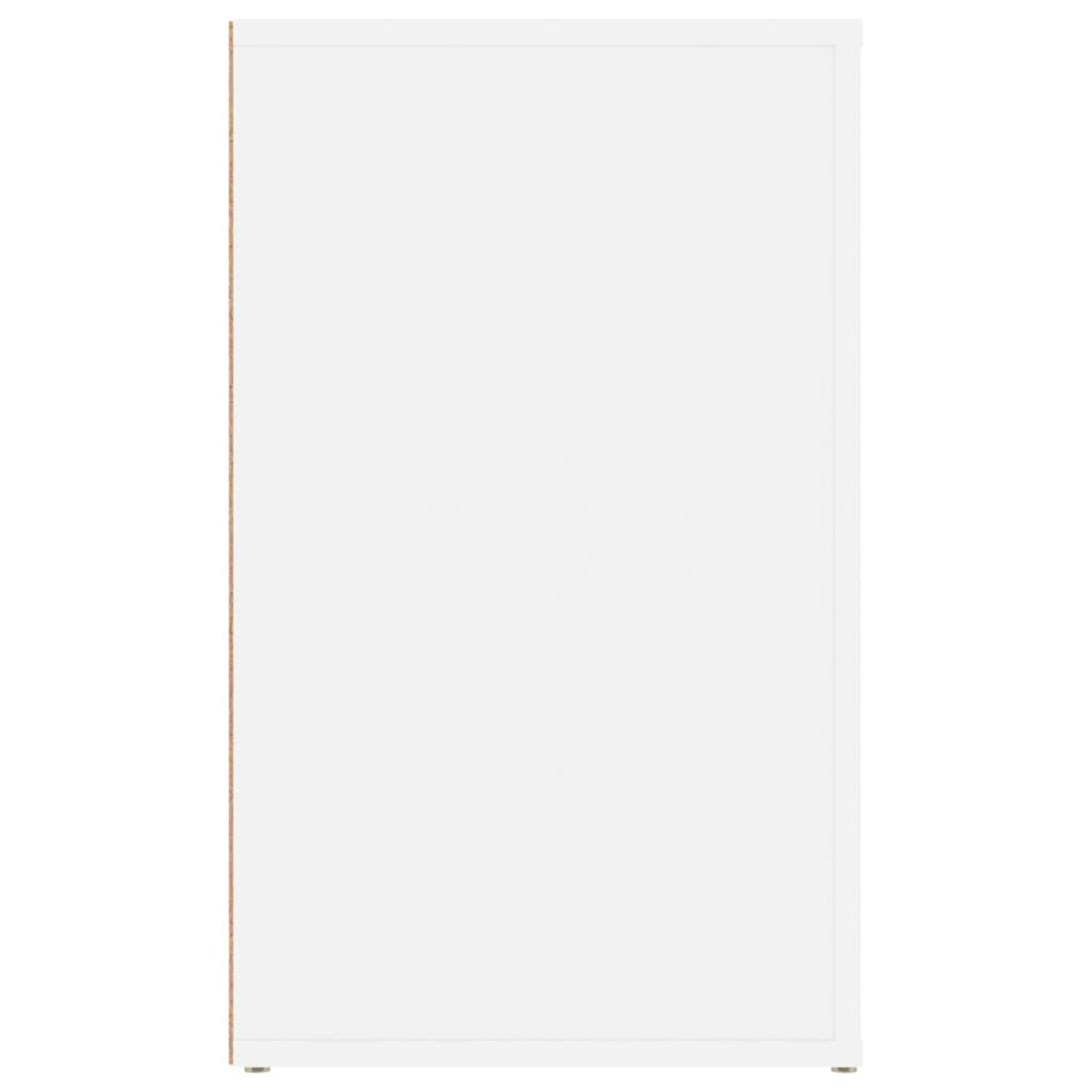 Mesa de cabeceira 50x36x60 cm derivados de madeira branco