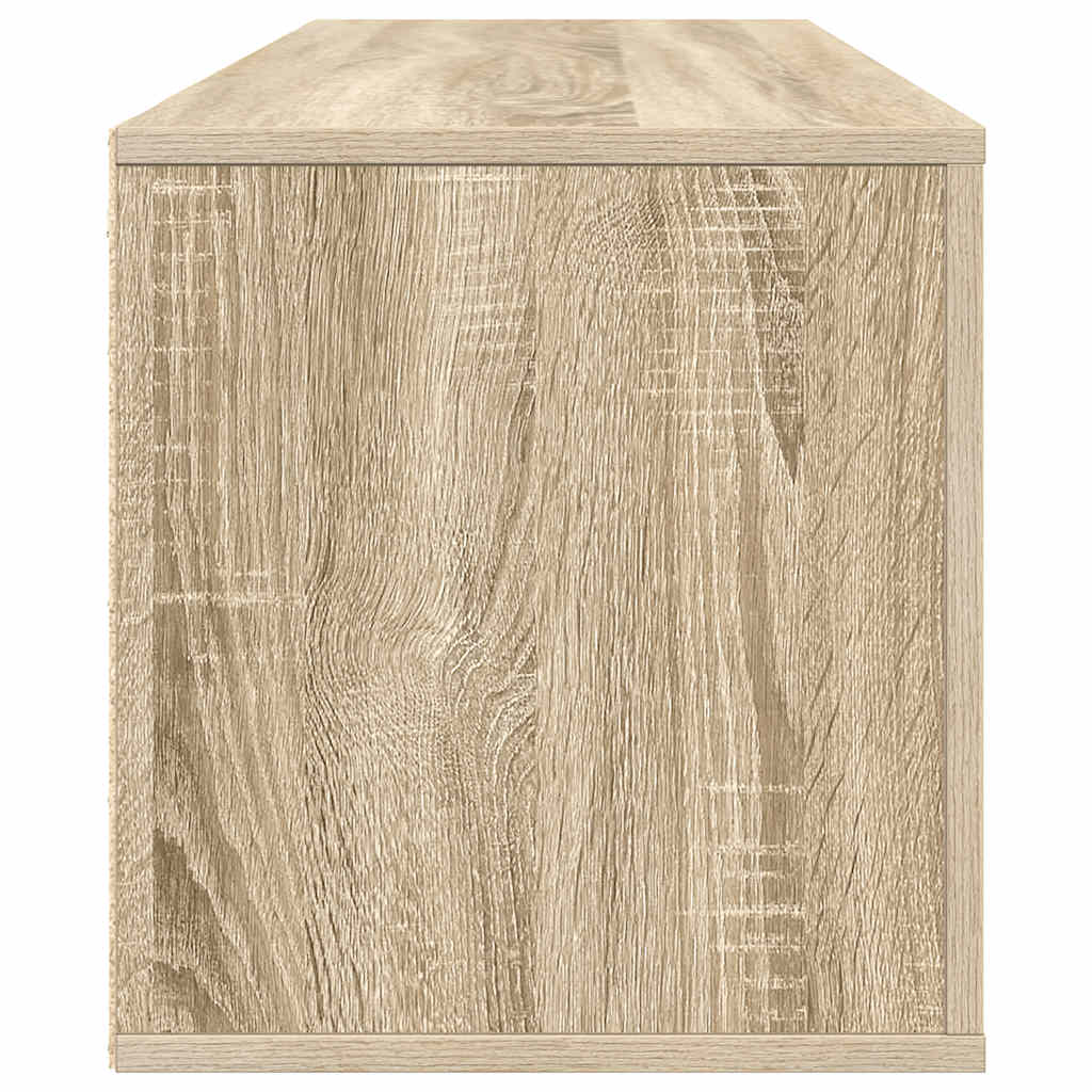Sapateira parede 100x35x38 cm derivados madeira carvalho sonoma