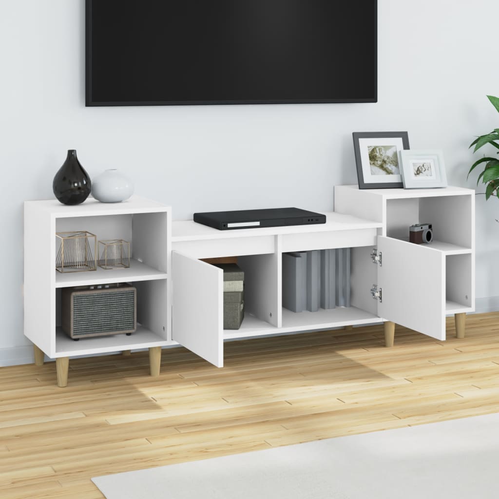 Móvel p/ TV 160x35x55 cm derivados de madeira branco