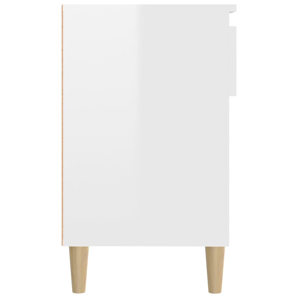 Sapateira 102x36x60 cm derivados de madeira branco brilhante