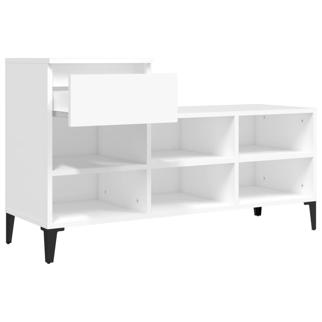 Sapateira 102x36x60 cm derivados de madeira branco