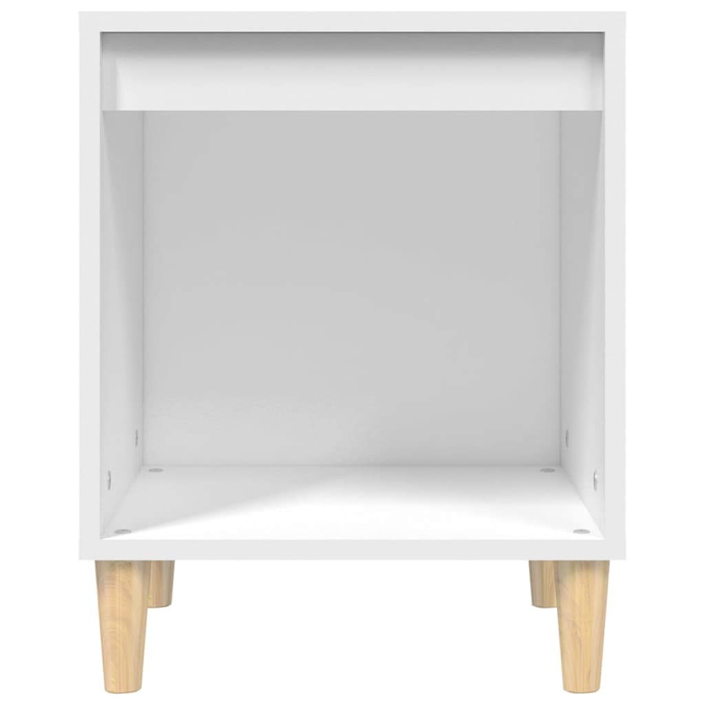 Mesa de cabeceira 40x35x50 cm derivados de madeira branco