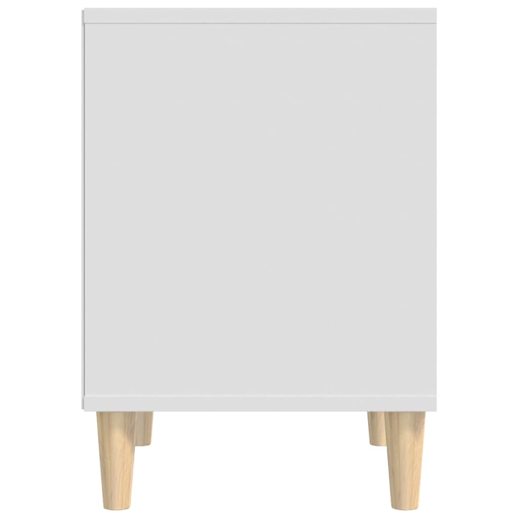 Mesa de cabeceira 40x35x50 cm derivados de madeira branco