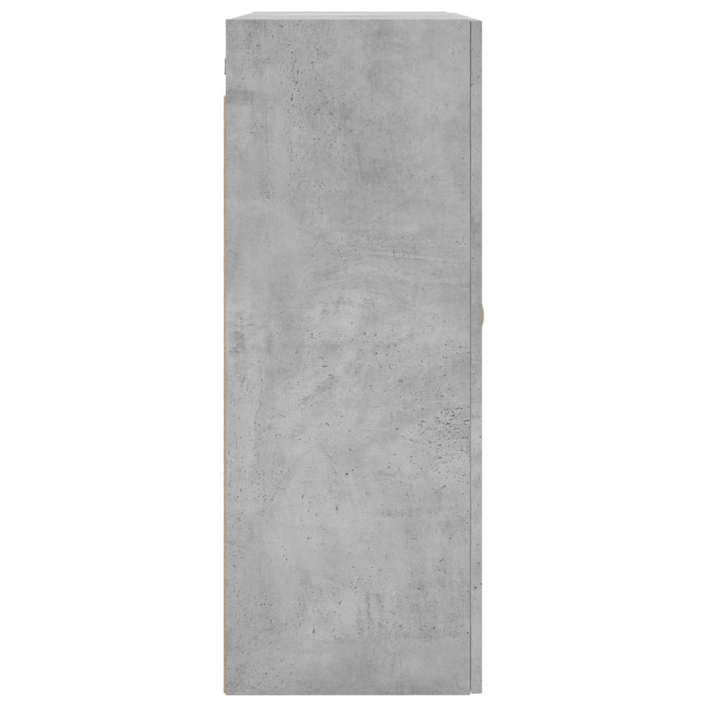Armários de parede 2 pcs 69,5x34x90 cm cinzento cimento