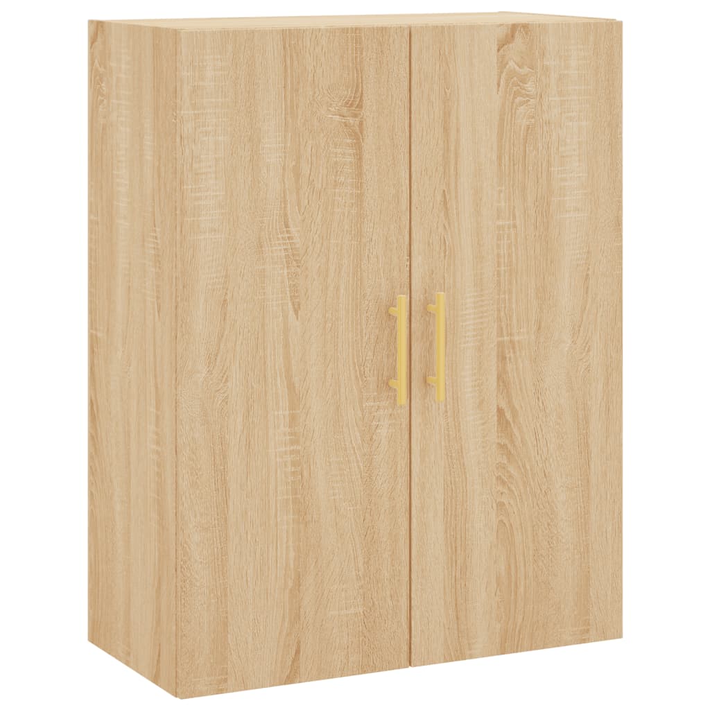 Armários de parede 2 pcs 69,5x34x90 cm carvalho sonoma