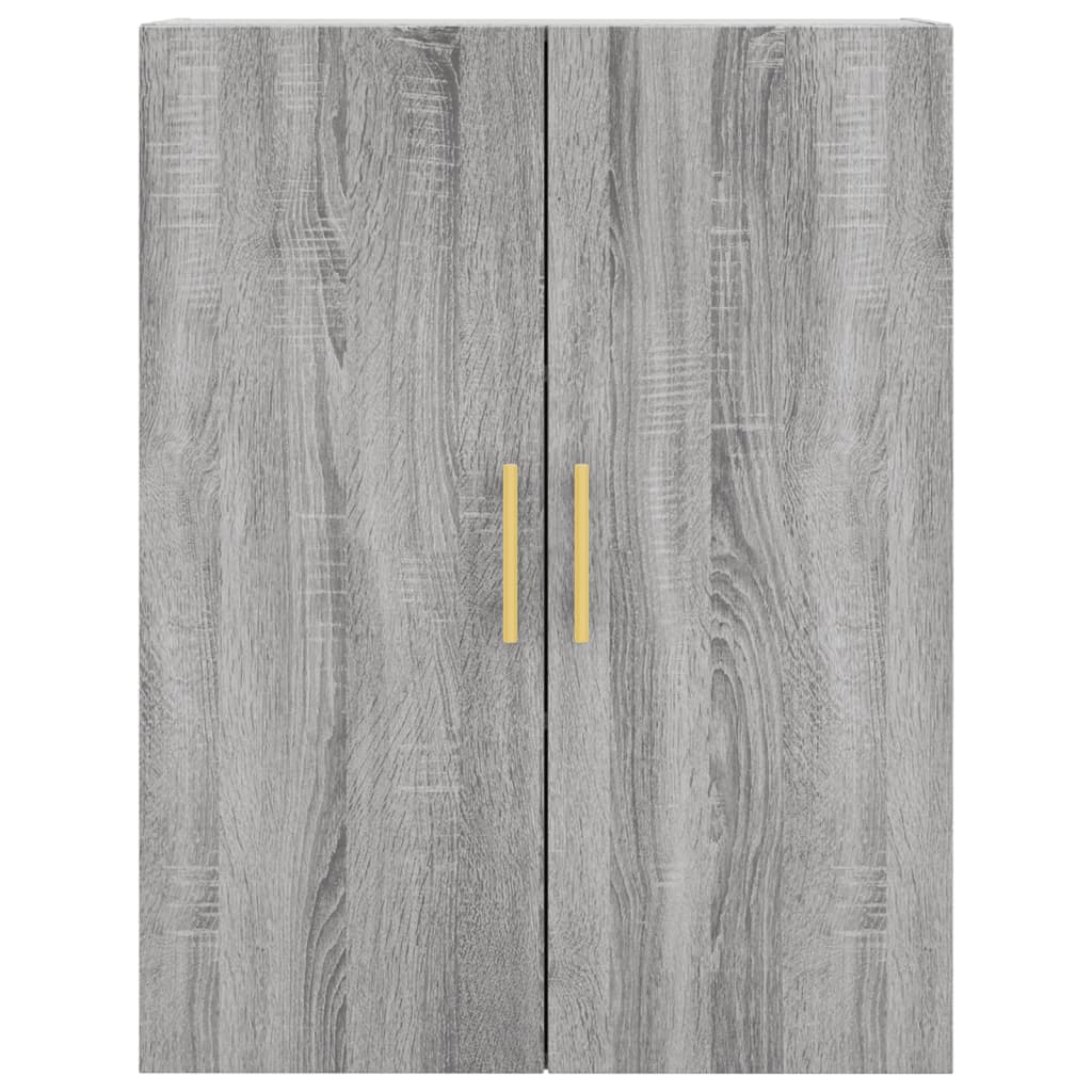 Armários de parede 2 pcs 69,5x34x90 cm cinzento sonoma