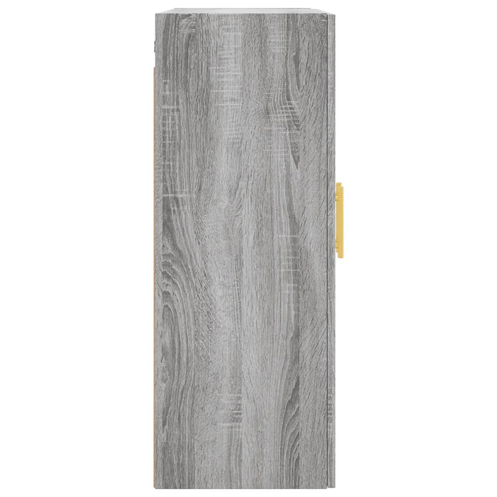 Armários de parede 2 pcs 69,5x34x90 cm cinzento sonoma