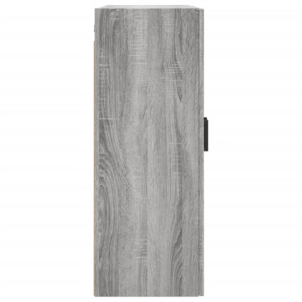 Armários de parede 2 pcs 69,5x34x90 cm cinzento sonoma