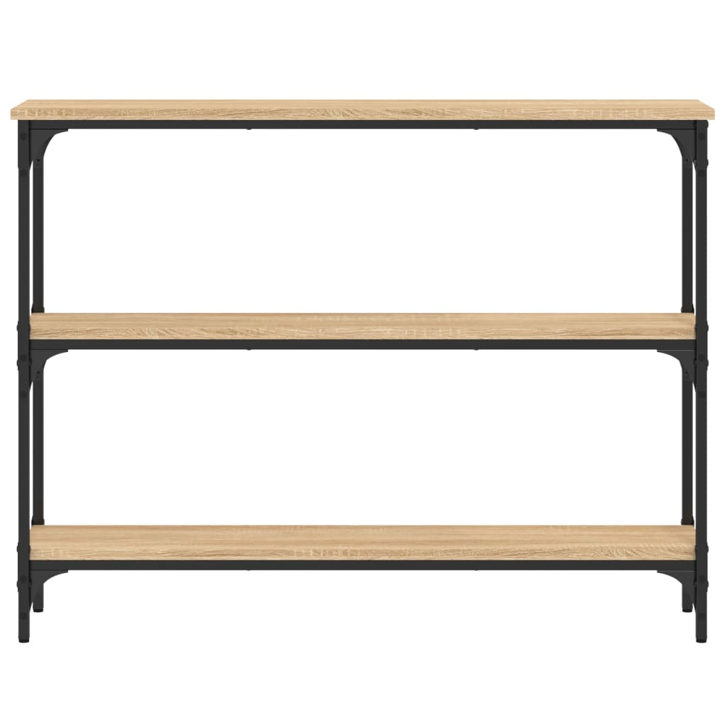 Mesa consola 100x22,5x75cm derivados de madeira carvalho sonoma