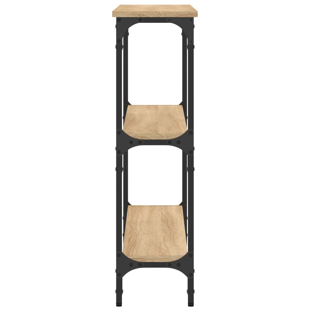 Mesa consola 100x22,5x75cm derivados de madeira carvalho sonoma