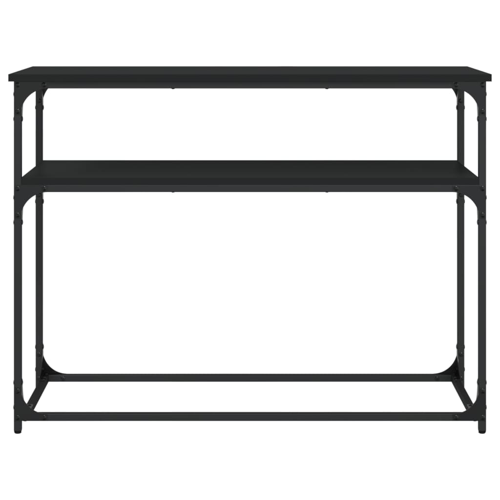 Mesa consola 100x35,5x75 cm derivados de madeira preto