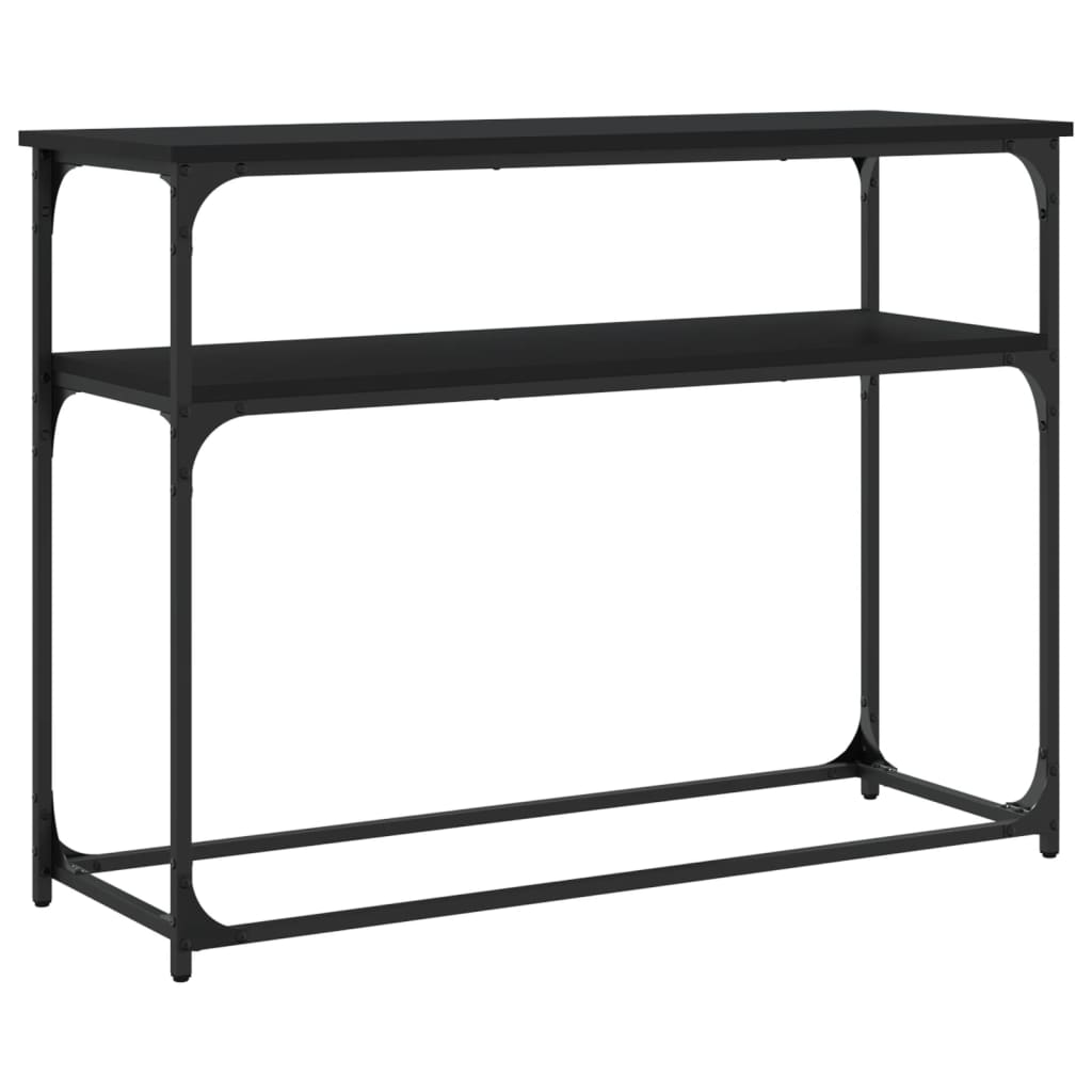 Mesa consola 100x35,5x75 cm derivados de madeira preto