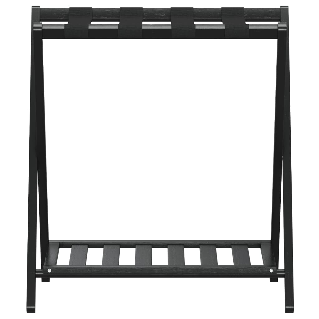 Suporte de bagagem 68x38x58 cm bambu preto