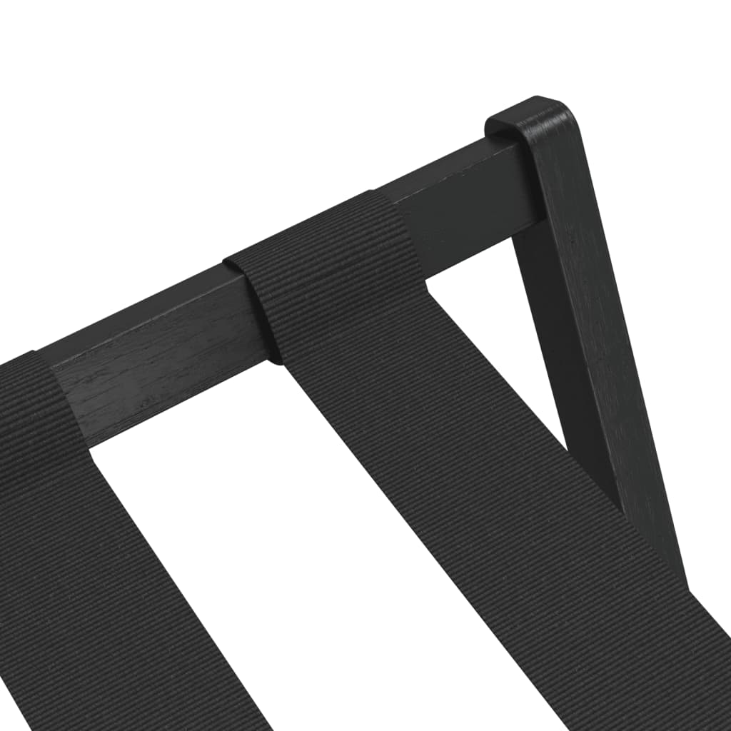 Suporte de bagagem 68,5x38x58 cm bambu preto