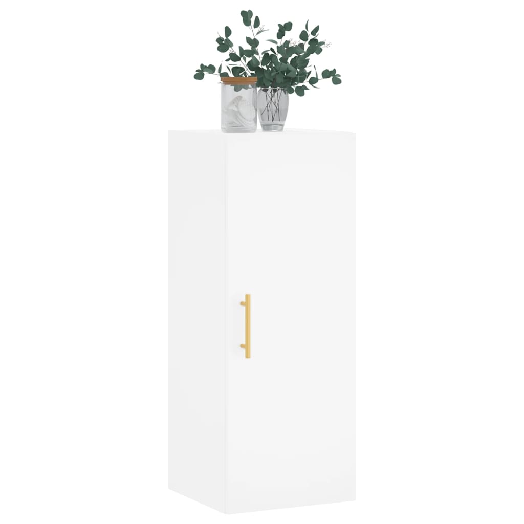 Armário de parede 34,5x34x90 cm branco