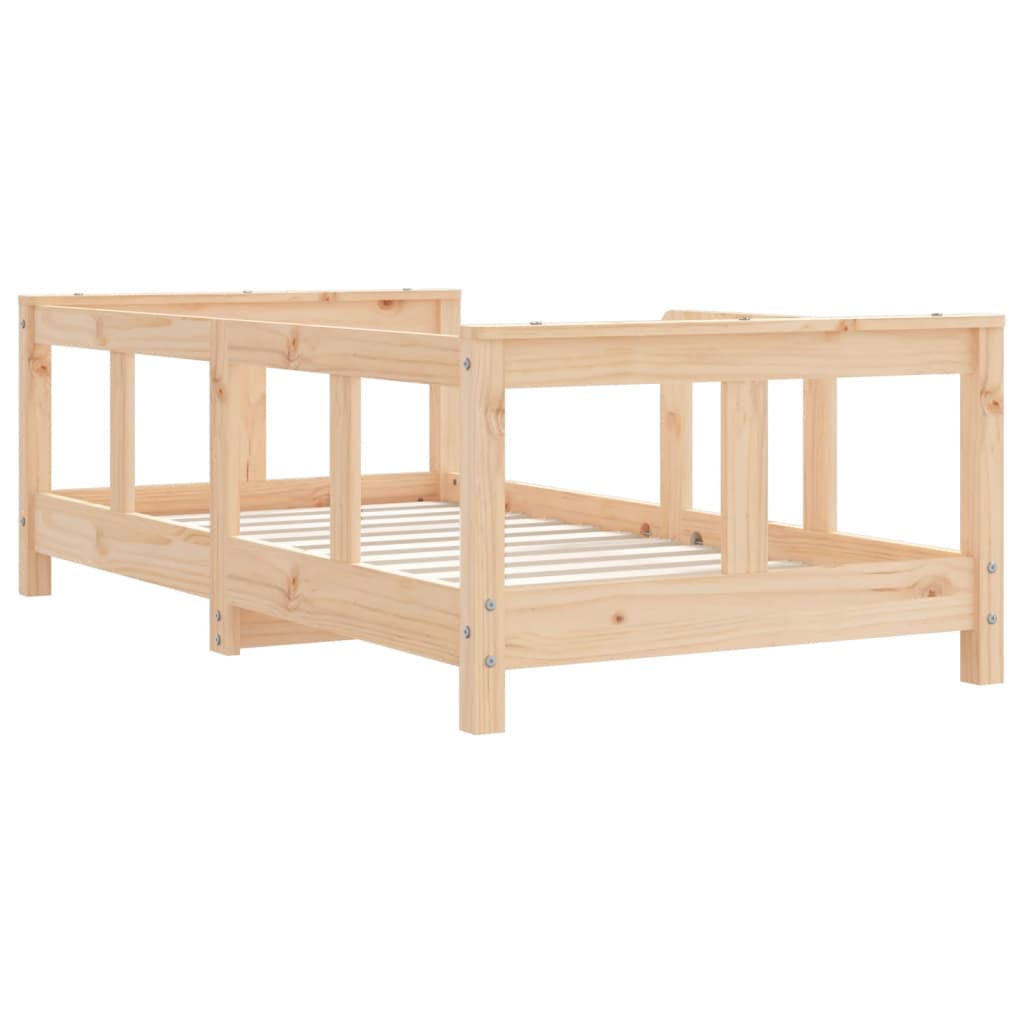 Estrutura de cama infantil 70x140 cm pinho maciço