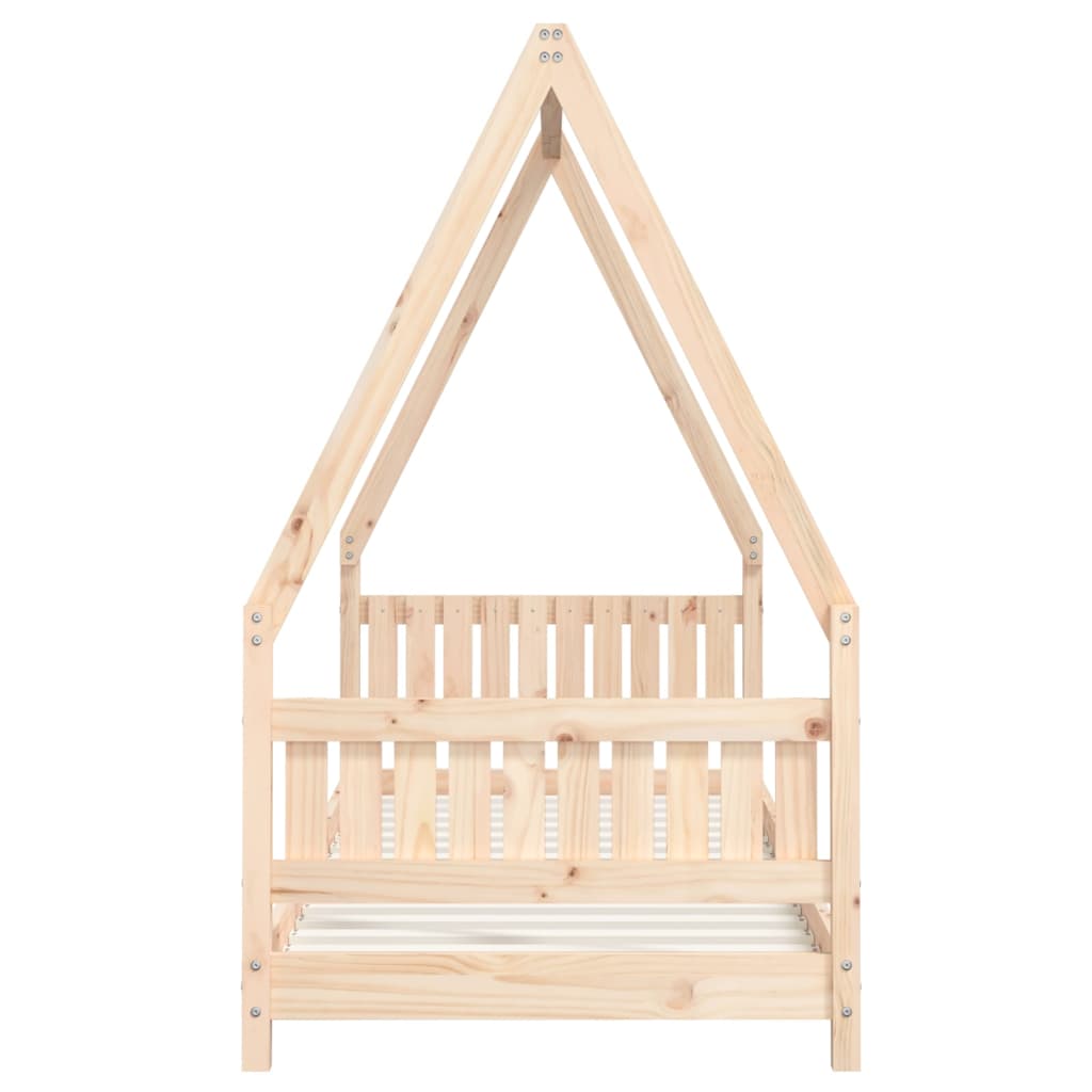 Estrutura de cama infantil 80x200 cm madeira de pinho maciça