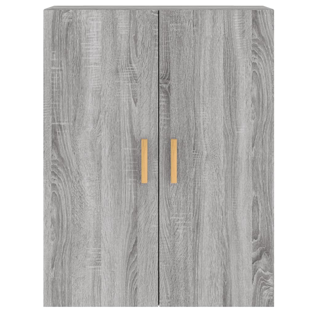 Móveis de parede 2 pcs derivados de madeira cinzento sonoma