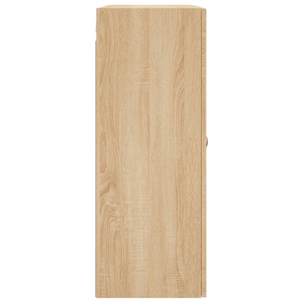 Móveis de parede 2 pcs derivados de madeira carvalho sonoma