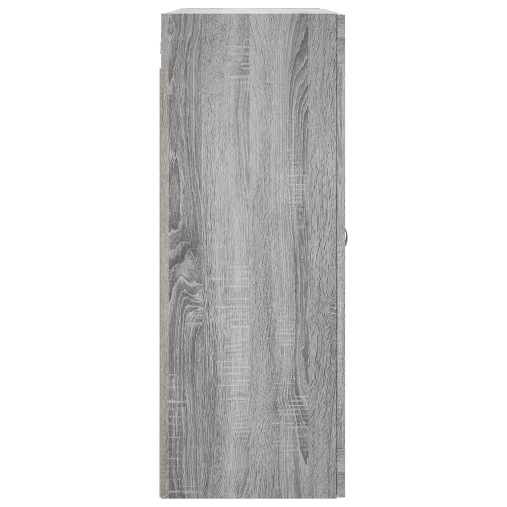 Móveis de parede 2 pcs derivados de madeira cinzento sonoma