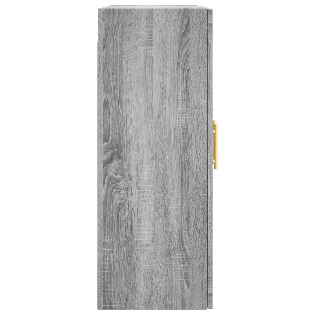 Móveis de parede 2 pcs derivados de madeira cinzento sonoma