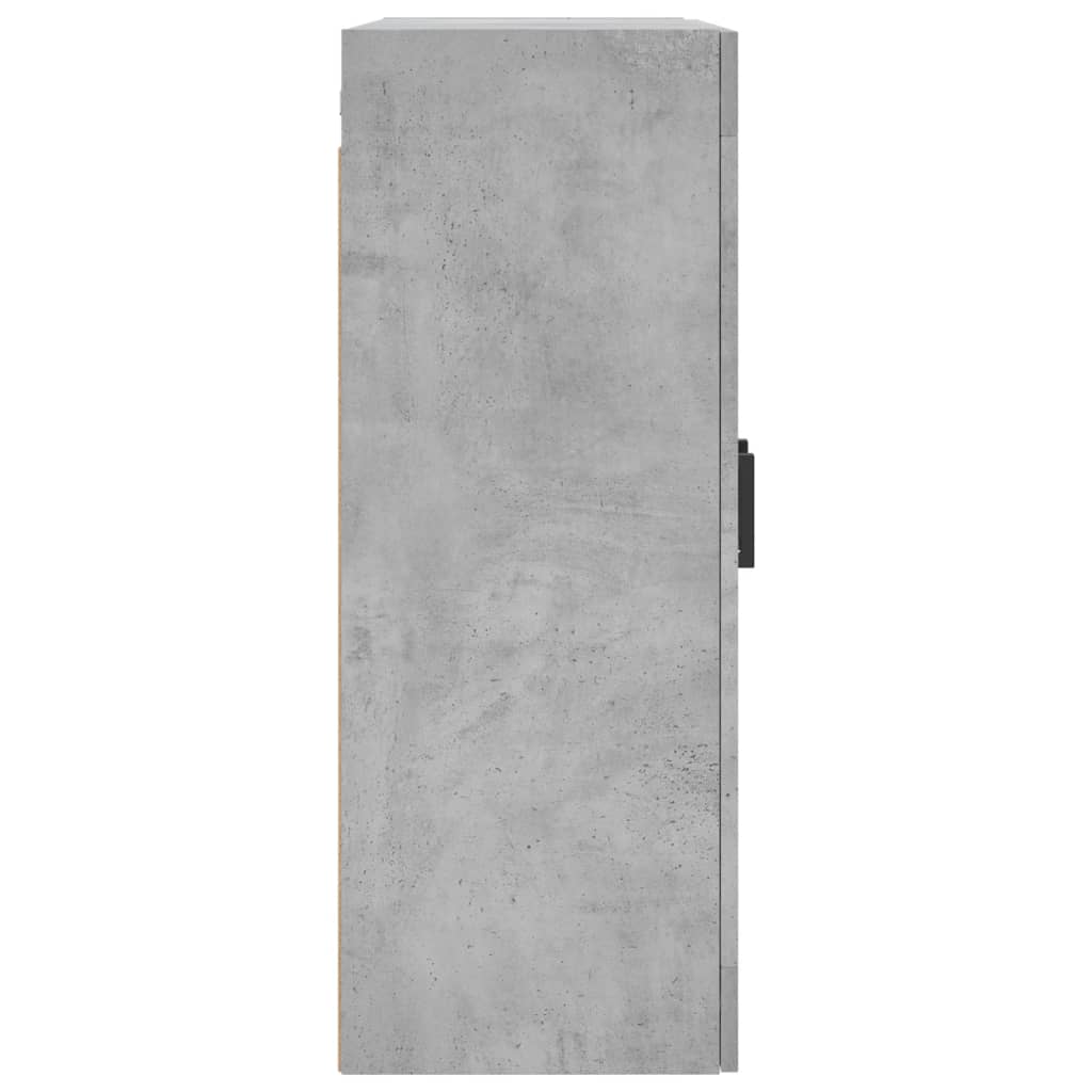 Móveis de parede 2 pcs derivados de madeira cinzento cimento