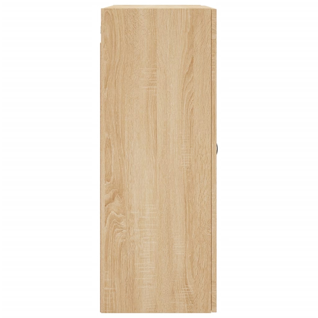 Móveis de parede 2 pcs derivados de madeira carvalho sonoma