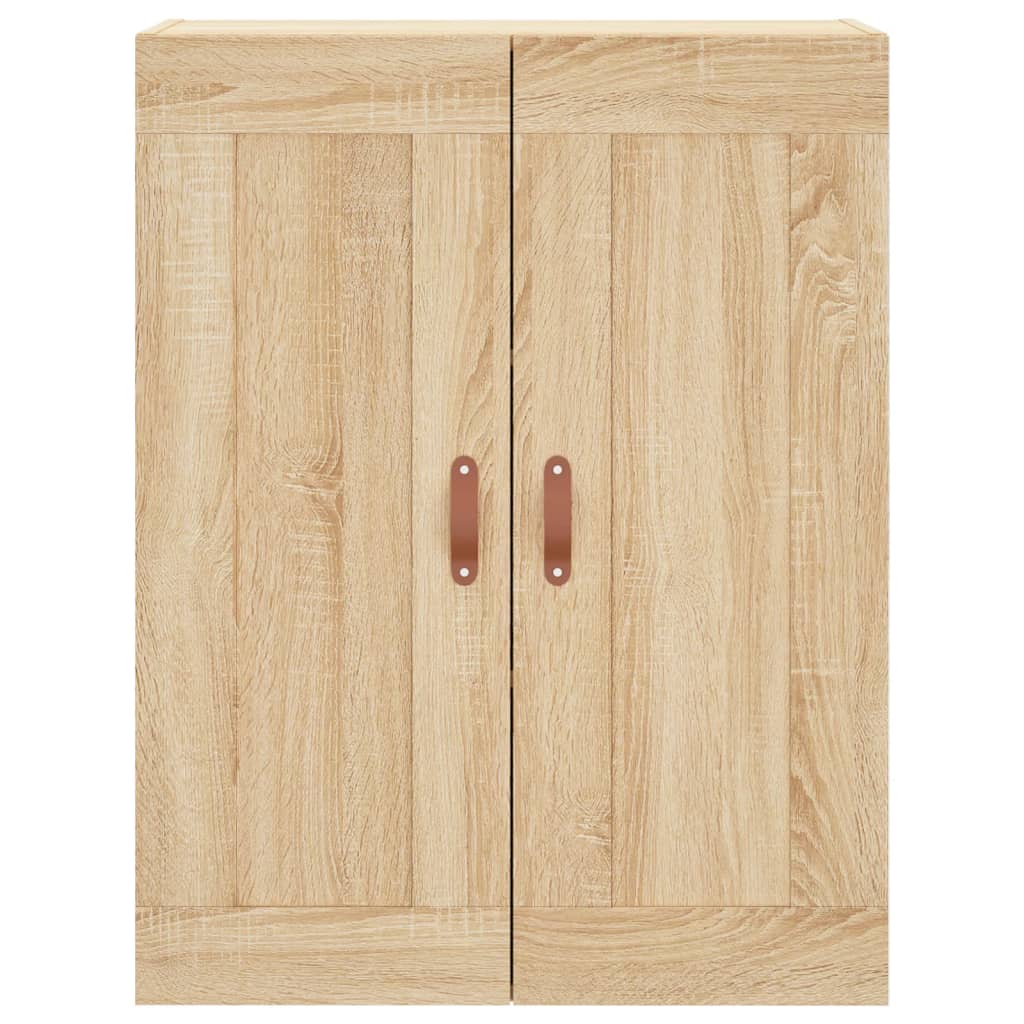 Móveis de parede 2 pcs derivados de madeira carvalho sonoma