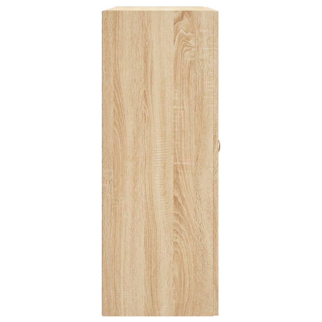 Móveis de parede 2 pcs derivados de madeira carvalho sonoma