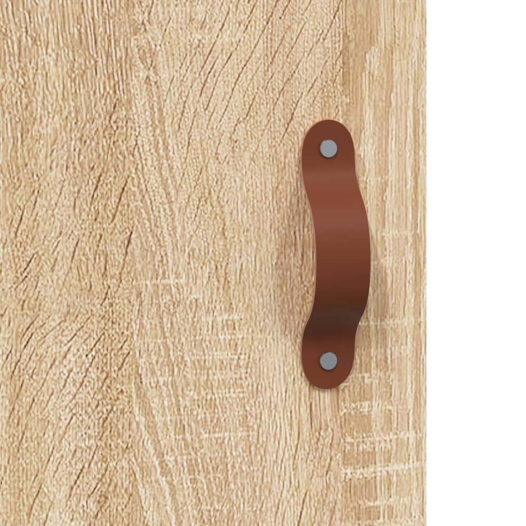 Móveis de parede 2 pcs derivados de madeira carvalho sonoma