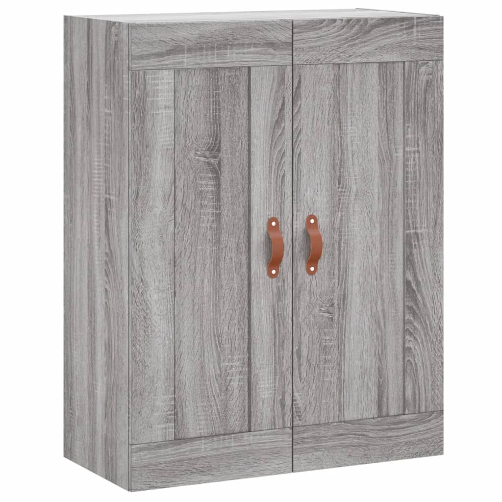 Móveis de parede 2 pcs derivados de madeira cinzento sonoma