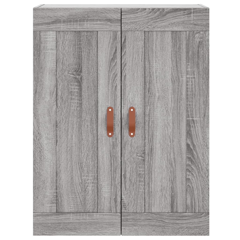 Móveis de parede 2 pcs derivados de madeira cinzento sonoma