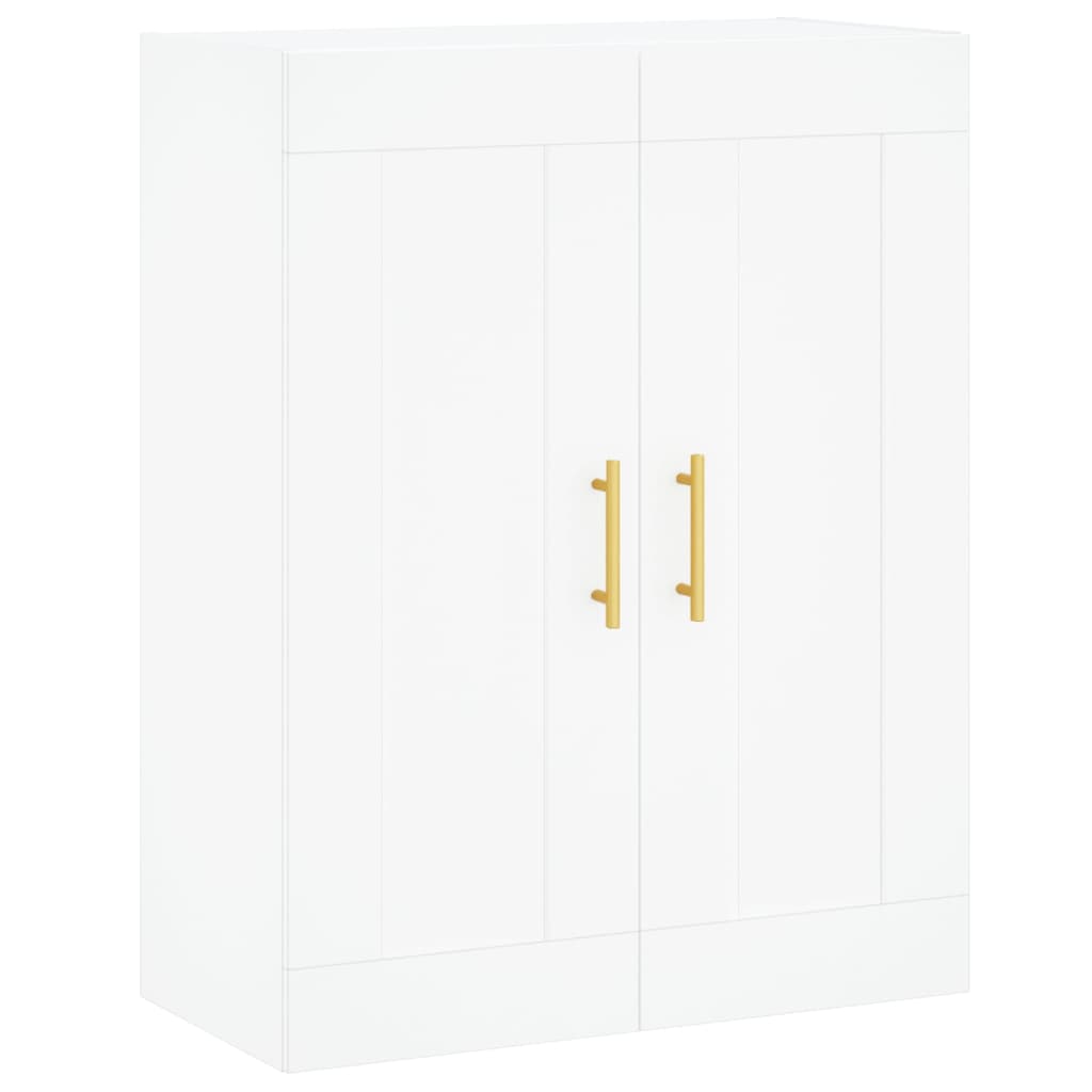 Móveis de parede 2 pcs derivados de madeira branco