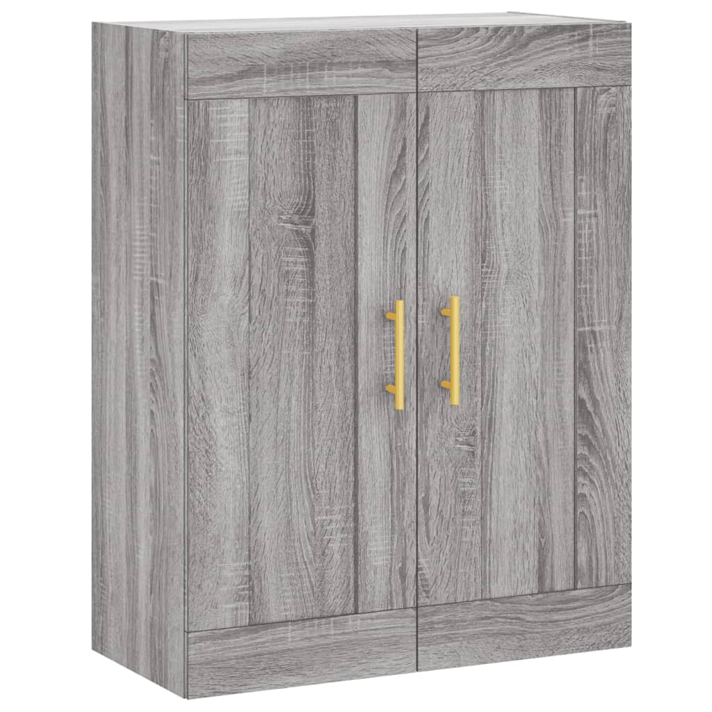 Móveis de parede 2 pcs derivados de madeira cinzento sonoma