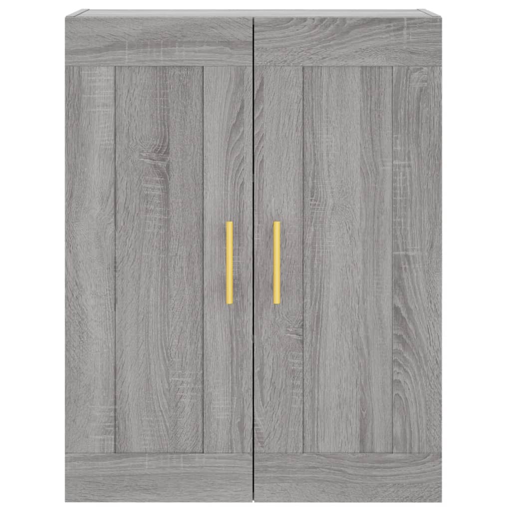 Móveis de parede 2 pcs derivados de madeira cinzento sonoma