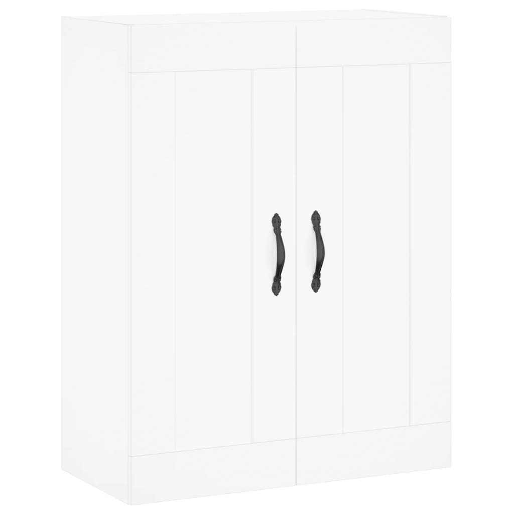 Móveis de parede 2 pcs derivados de madeira branco