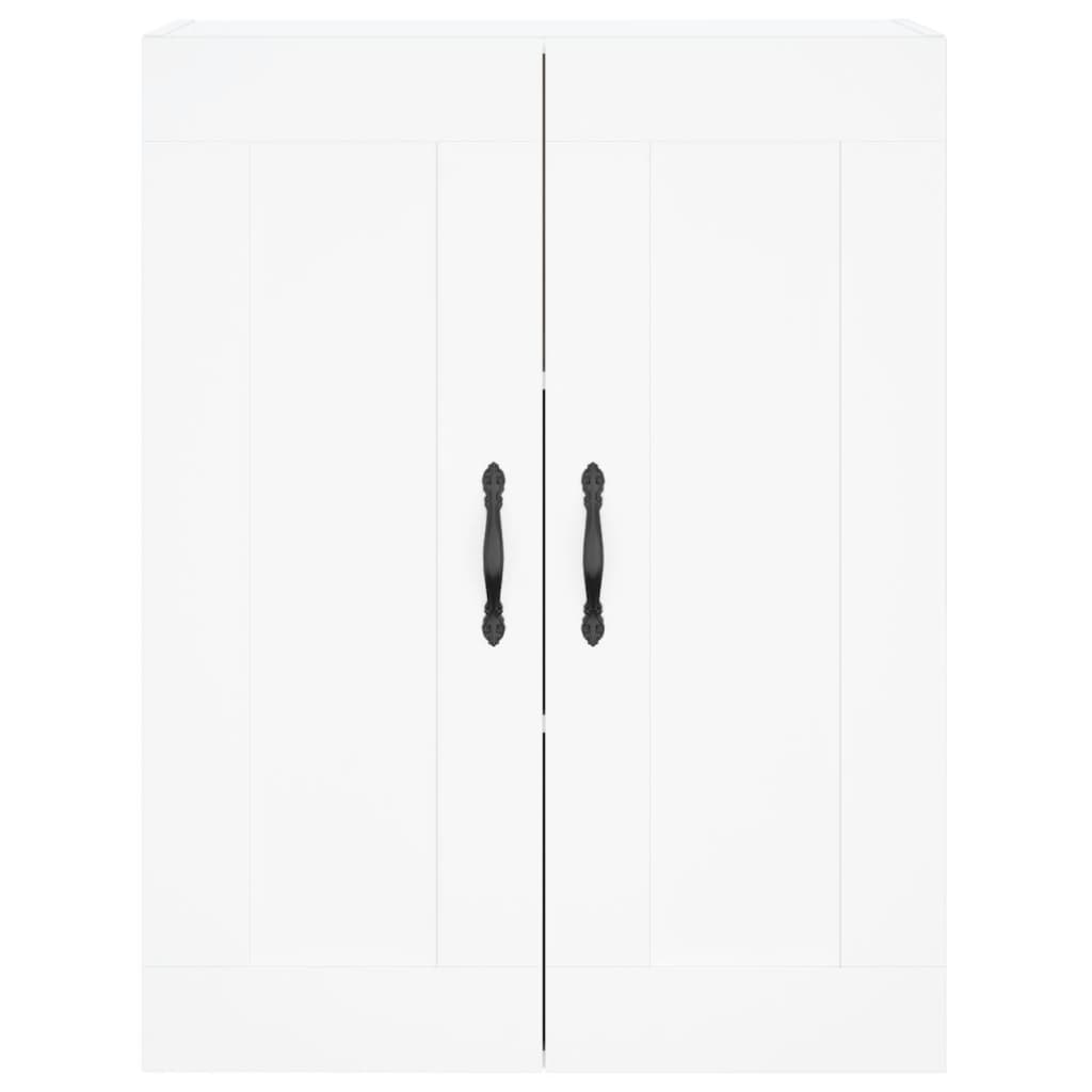 Móveis de parede 2 pcs derivados de madeira branco
